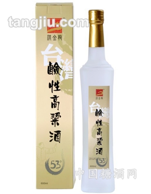 洪金龍臺(tái)灣堿性高粱酒光瓶