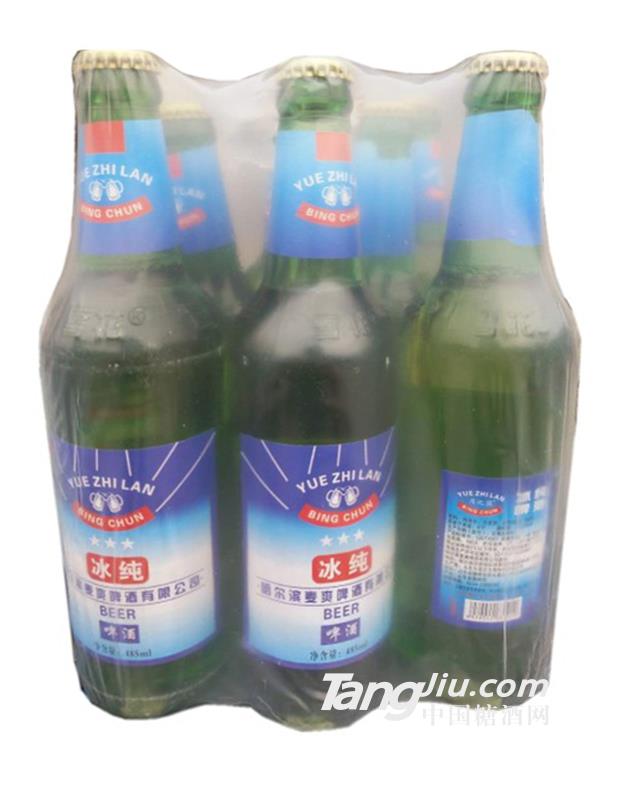 哈爾濱麥爽冰純啤酒485ml