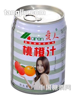 愛人桃橙汁250ml