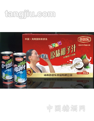 原味椰子汁245ml圓罐