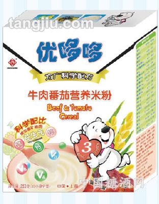 優(yōu)哆哆牛肉番茄營養(yǎng)米粉280g