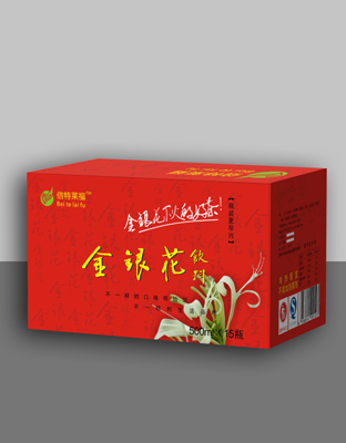 1*500ml*15瓶金銀花飲料外箱