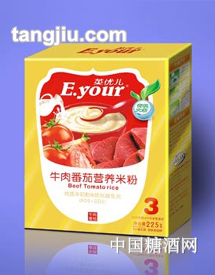 愛能特英優(yōu)兒牛肉番茄營養(yǎng)米粉