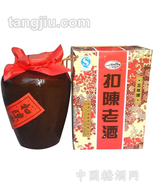 盒裝扣陳紅花黃酒2500ml