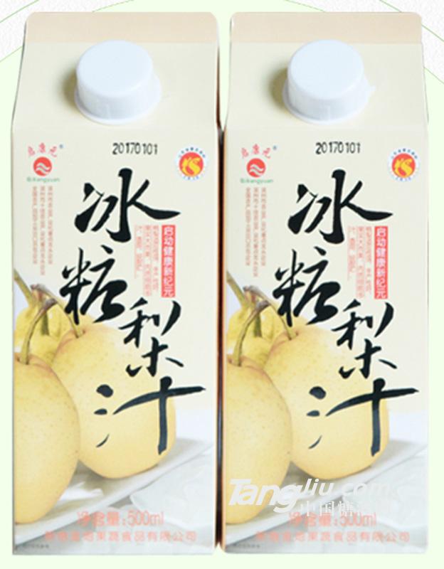 啟康元-冰糖梨汁-500ml