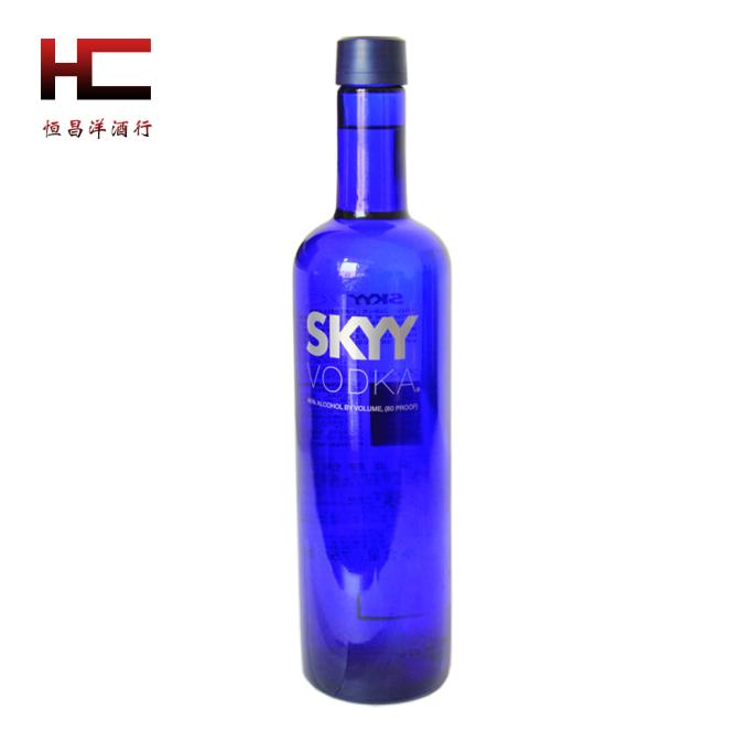 四川成都恒昌洋酒行美國SKYY藍天伏特加深藍伏特加批發(fā)