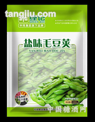 綠記速凍蔬菜鹽味毛豆莢1kg