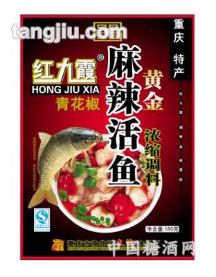 紅九霞麻辣活魚(yú)180克