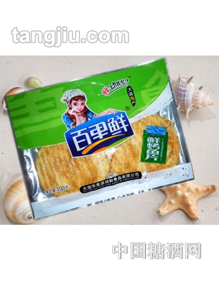 百里鮮系列&#183;鮮烤魚片100g