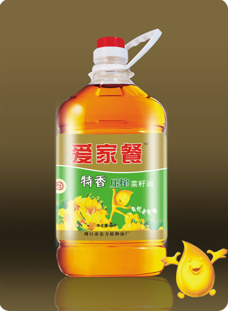 愛(ài)家餐特香壓榨菜籽油.