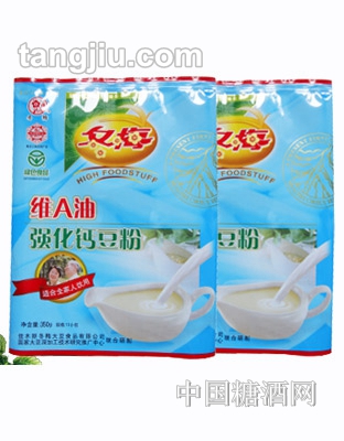 冬梅維A油強(qiáng)化鈣豆粉350g