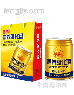 營(yíng)養(yǎng)強(qiáng)化型維生素果汁飲料250ml