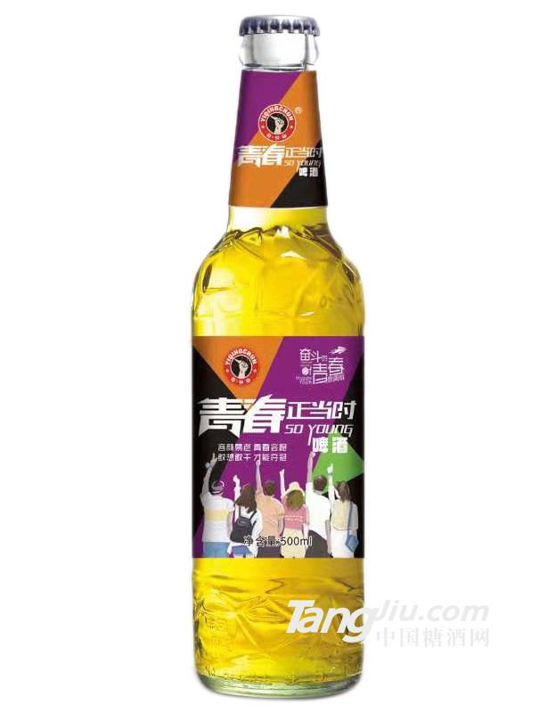 青春正當(dāng)時黃啤酒-500ml