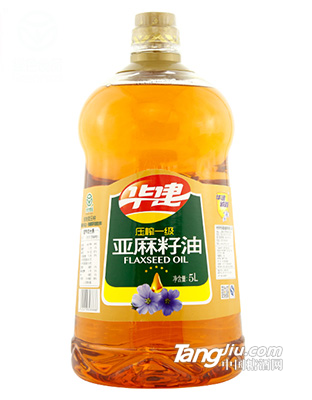 壓榨一級亞麻籽油5L