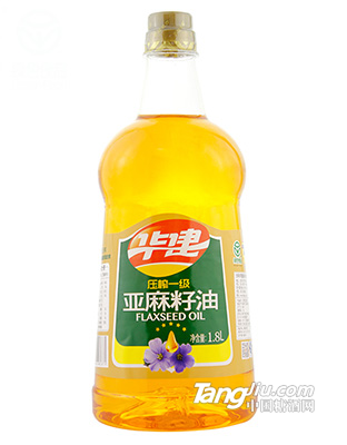 壓榨一級亞麻籽油1.8L