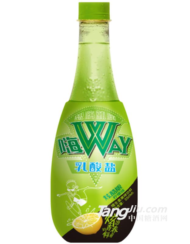 嗨WAY 乳酸鹽維生素果味飲料-檸檬味 550ml