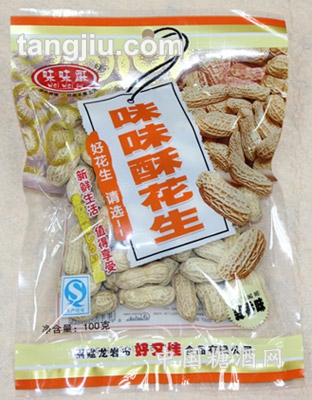 味味酥蒜香花生100g