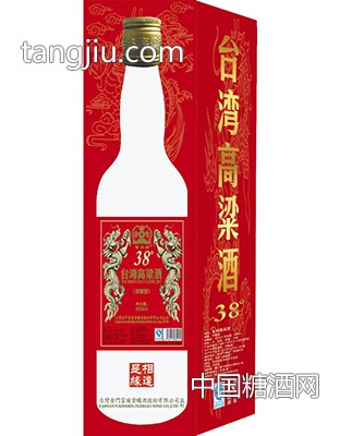 臺灣高粱酒38度濃香紅盒