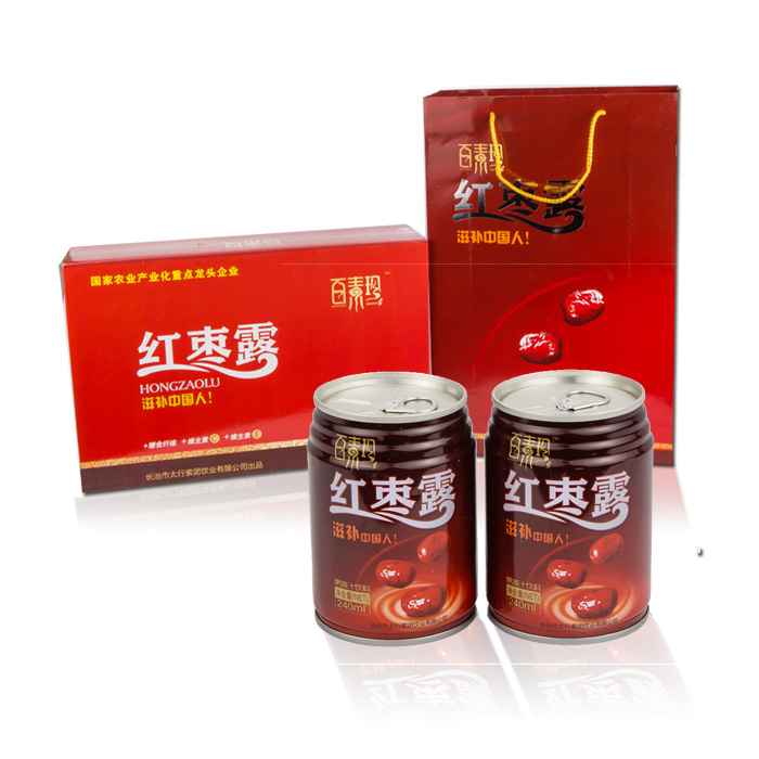 供應(yīng)【百素珍】紅棗露 飲料240ml*20罐/箱。量大優(yōu)惠，