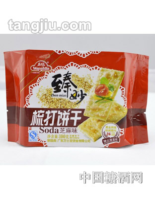 萬(wàn)士發(fā)梳打餅干（芝麻味）100g