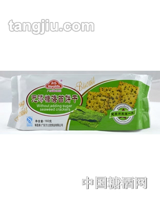 萬(wàn)士發(fā)無(wú)添糖海苔餅干160g