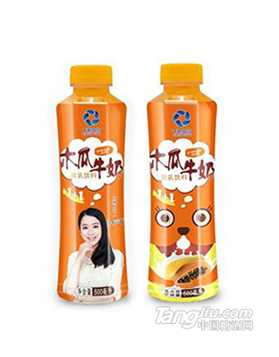 千碧食品木瓜牛奶500ml