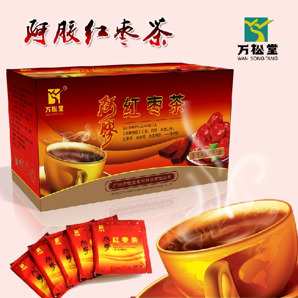 萬松堂阿膠紅棗茶 美容養(yǎng)顏保健袋泡茶