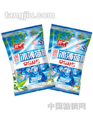 韓世強(qiáng)勁冰薄荷糖100g