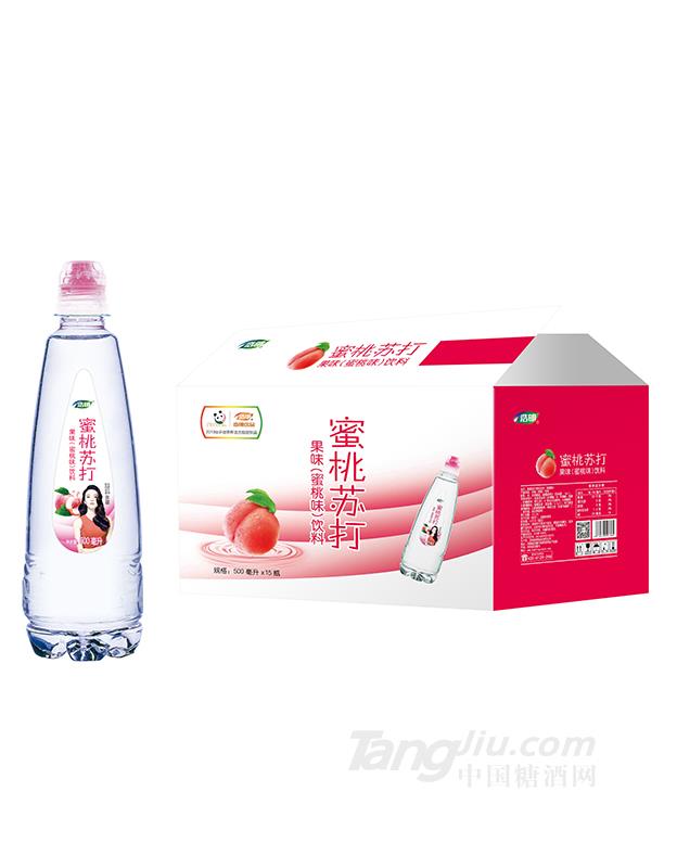 蜜桃蘇打水500ml