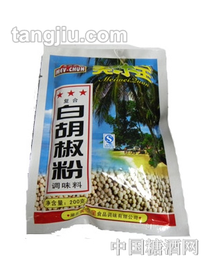 美味全復(fù)合白胡椒粉200g