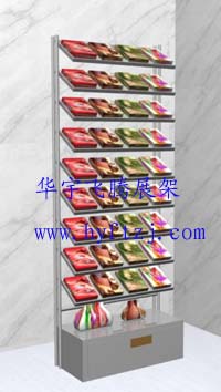 供應(yīng)食品展架,肉制品展示架,展架