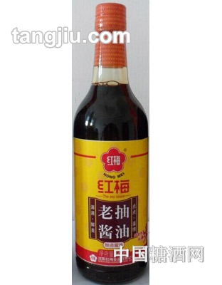 紅梅老抽醬油500ml