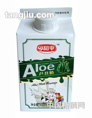 和平蘆薈奶乳酸菌飲料450ml