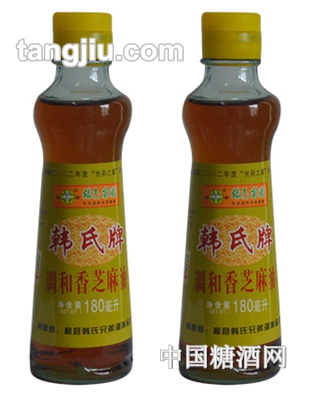 韓氏牌調和香芝麻油180ml