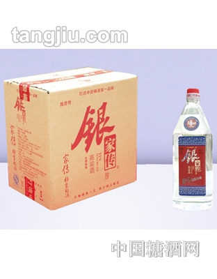 52度中桶銀家傳高粱酒箱裝1.5L