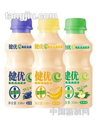 健優(yōu)C香蕉味338ml乳酸菌