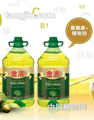 金浩茶籽橄欖油5L