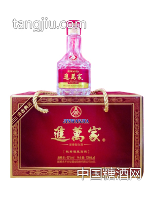 進(jìn)萬家酒祝君福星高照-42度100ml