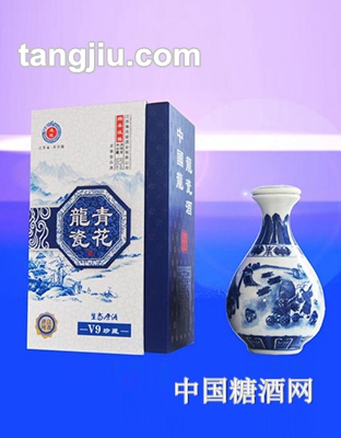 青花龍瓷生態(tài)原酒V9珍藏52度白酒