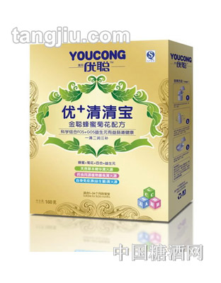 優(yōu)聰優(yōu)+清清寶金聰蜂蜜菊花配方160g