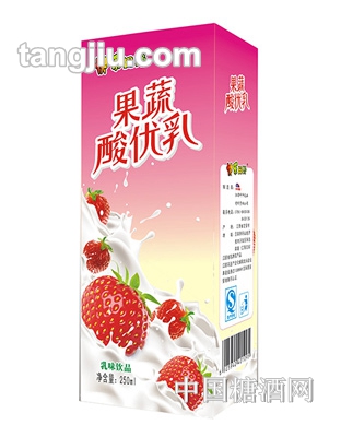 牛牛樂果蔬酸優(yōu)乳乳味飲料250ml