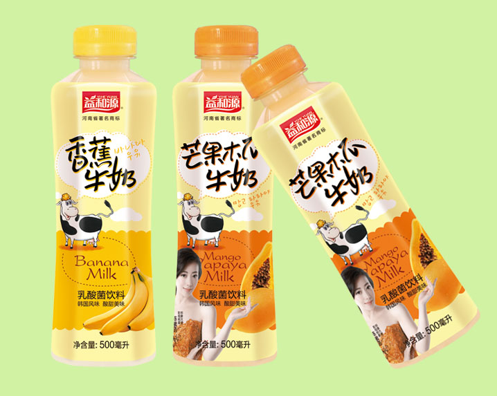 益和源乳品飲料-500乳酸菌香蕉牛奶