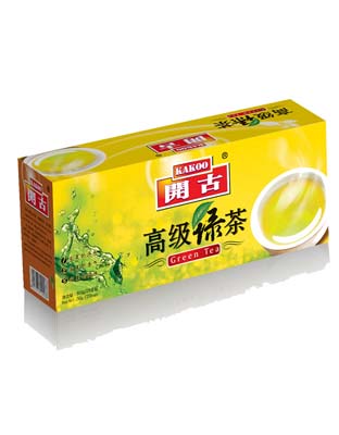 開古雙片綠茶25包