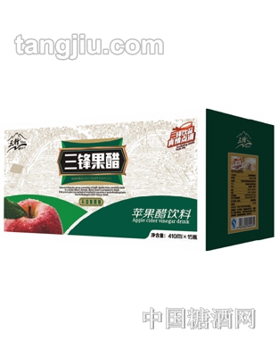 三鋒無(wú)糖蘋(píng)果醋飲品410ML