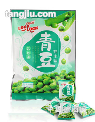 樂(lè)客樂(lè)克青豆（芥末味）118g