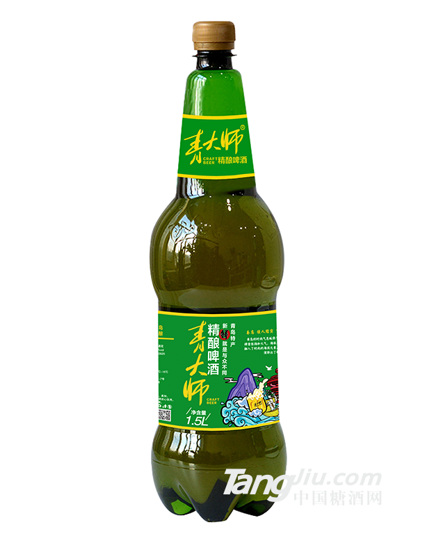 青大師-原漿啤酒1.5L