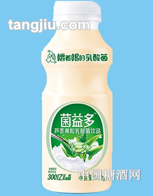 菌益多蘆薈果粒乳酸菌飲料332g