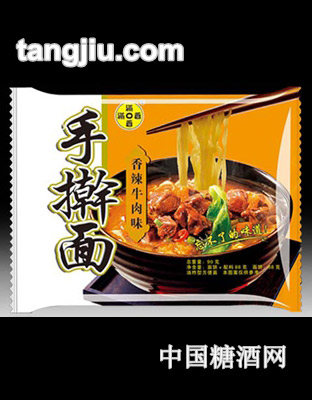 滿(mǎn)口香手搟面—香辣牛肉味90g