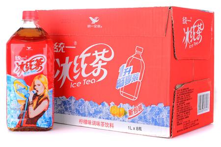 統(tǒng)一冰紅茶飲料格多少錢一箱，統(tǒng)一鮮橙多