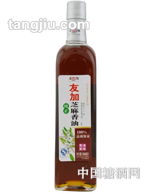 友加純正芝麻油500ml